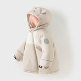 Dave&Bella Toddler Girls/Boys Warm Animal-style Outwear Hooded Fleece Padded Coats