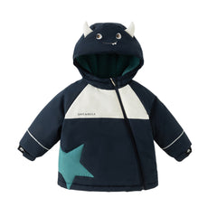 Dave&Bella Toddler Girls/Boys Winter Warm Animal-style Outwear Hooded Fleece Coats