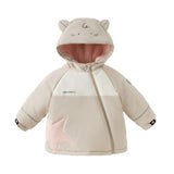 Dave&Bella Toddler Girls/Boys Warm Animal-style Outwear Hooded Fleece Padded Coats