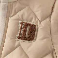 Dave&Bella Toddler Boys Winter Apricot Outwear Hooded Cozy Down Coats