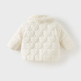 Dave&Bella Toddler Girls Snow White Outdoor Windproof Padded Coats