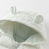 Dave&Bella Baby Girls/Boys Winter Gradient-style Hooded Down One-pieces Rompers