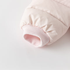 Dave&Bella Baby Girls/Boys Winter Gradient-style Hooded Down One-pieces Rompers