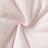 Dave&Bella Baby Girls Pretty Floral Print Doll Collar Padded Plush-lined Warm Rompers