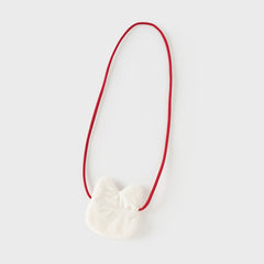 Dave&Bella Toddler Girls Cute Red Doll collar  A-lined Padded Princess Dress(wallet bag)
