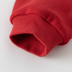 Dave&Bella Toddler Girls Christmas Red Turtle Cute Cozy Sweatshirt Tops