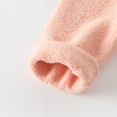 Dave&Bella Toddler Girls Sweet Orange Pink Kitten Jacquard Turtle Sofft Sweaters Tops