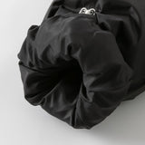 Dave&Bella Toddler Girls Winter Elegant Plush Collar Outdoor A-line Down Coats(wallet bag)