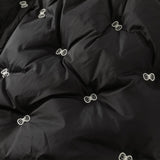 Dave&Bella Toddler Girls Winter Elegant Plush Collar Outdoor A-line Down Coats(wallet bag)