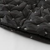 Dave&Bella Toddler Girls Winter Elegant Plush Collar Outdoor A-line Down Coats(wallet bag)
