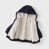 Dave&Bella Toddler/Kids Girls/Boys Multi-color Versatile Soft Long Sleeve Hooded Coats