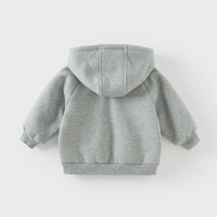 Dave&Bella Toddler/Kids Girls/Boys Multicolor Versatile Soft Long Sleeve Hooded Coats