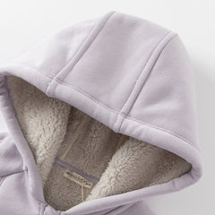 Dave&Bella Toddler/Kids Girls/Boys Multicolor Versatile Soft Long Sleeve Hooded Coats