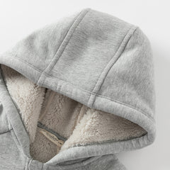 Dave&Bella Toddler/Kids Girls/Boys Multicolor Versatile Soft Long Sleeve Hooded Coats