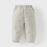 Dave&Bella Toddler Boys Winter Soft Warm Outdoor Loose Down Pants