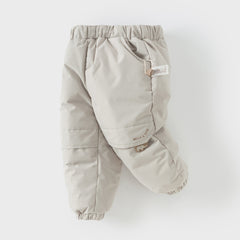Dave&Bella Toddler Boys Winter Soft Warm Outdoor Loose Down Pants