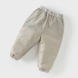 Dave&Bella Toddler Boys Winter Soft Warm Outdoor Loose Down Pants
