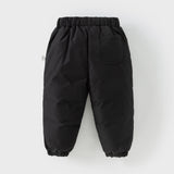 Dave&Bella Toddler Boys Winter Soft Warm Outdoor Loose Down Pants