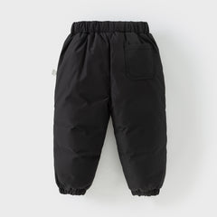 Dave&Bella Toddler Boys Winter Soft Warm Outdoor Loose Down Pants