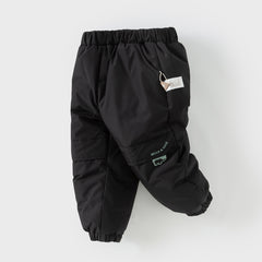 Dave&Bella Toddler Boys Winter Soft Warm Outdoor Loose Down Pants