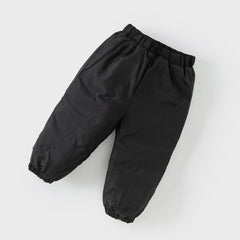 Dave&Bella Toddler Boys Winter Soft Warm Outdoor Loose Down Pants