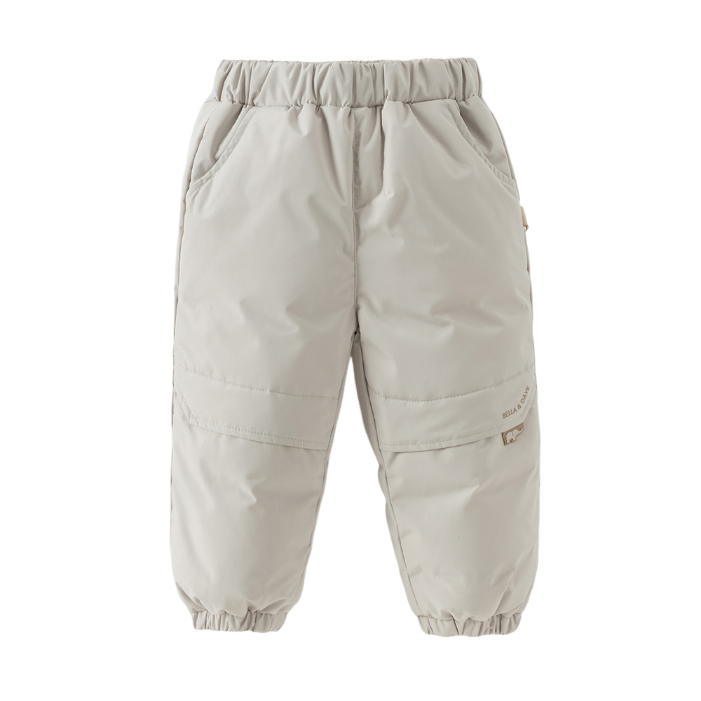 Dave&Bella Toddler Boys Winter Soft Warm Outdoor Loose Down Pants