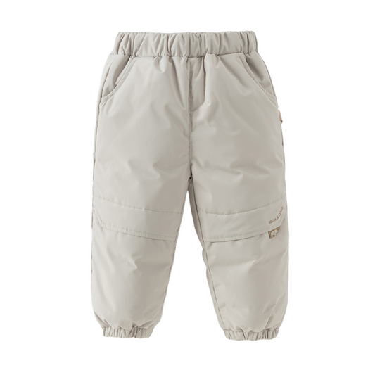 Dave&Bella Toddler Boys Winter Soft Warm Outdoor Loose Down Pants