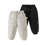 Dave&Bella Toddler Boys Winter Soft Warm Outdoor Loose Down Pants
