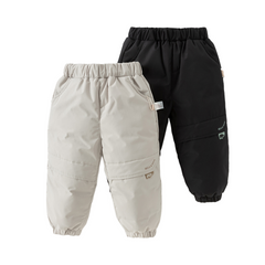 Dave&Bella Toddler Boys Winter Soft Warm Outdoor Loose Down Pants