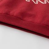 Dave&Bella Toddler Girls/Boys Red Turtle Cozy Fleece-lined Christmas Sweaters Tops