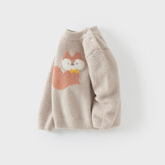 Dave&Bella Toddler Girls/Boys Cute Playful Animal Pullover Turtle Soft Cozy Sweaters