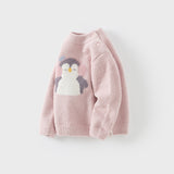 Dave&Bella Toddler Girls/Boys Cute Playful Animal Pullover Turtle Soft Cozy Sweaters
