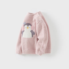 Dave&Bella Toddler Girls/Boys Cute Playful Animal Pullover Turtle Soft Cozy Sweaters