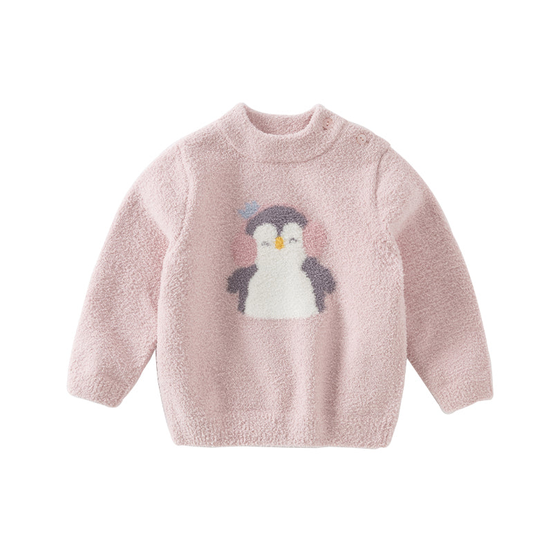 Dave&Bella Toddler Girls/Boys Cute Playful Animal Pullover Turtle Soft Cozy Sweaters