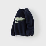 Dave&Bella Toddler Girls/Boys Cute Playful Animal Pullover Turtle Soft Cozy Sweaters
