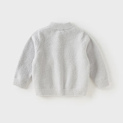 Dave&Bella Toddler Girls/Boys Autumn&Winter Cartoon Print Soft Chenille Sweater Tops