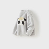 Dave&Bella Toddler Girls/Boys Soft Cute Animal Jacquard Chenille Sweater Tops