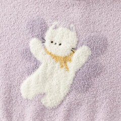 Dave&Bella Toddler Girls/Boys Autumn&Winter Cartoon Print Soft Chenille Sweater Tops