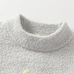 Dave&Bella Toddler Girls/Boys Autumn&Winter Cartoon Print Soft Chenille Sweater Tops
