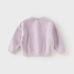 Dave&Bella Toddler Girls/Boys Autumn&Winter Cartoon Print Soft Chenille Sweater Tops