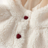 Dave&Bella Girls/Boys Plush Shawl Pullover Scarf All-in-One Ear Protection Hats