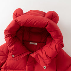 Dave&Bella Kids Girls/Boys Winter Cozy Outwear Windproof Hooded Long-style Down Coats