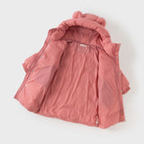 Dave&Bella Kids Girls/Boys Winter Cozy Outwear Windproof Hooded Long-style Down Coats