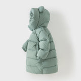 Dave&Bella Kids Girls/Boys Winter Cozy Outwear Windproof Hooded Long-style Down Coats