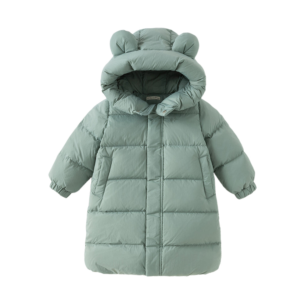 Dave&Bella Kids Girls/Boys Winter Cozy Outwear Windproof Hooded Long-style Down Coats