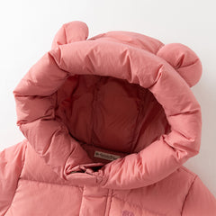 Dave&Bella Kids Girls/Boys Winter Cozy Outwear Windproof Hooded Long-style Down Coats
