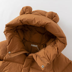 Dave&Bella Kids Girls/Boys Winter Cozy Outwear Windproof Hooded Long-style Down Coats