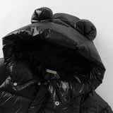 Dave&Bella Kids Girls/Boys Winter Cozy Outwear Windproof Hooded Long-style Down Coats