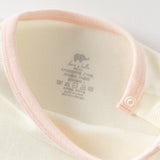 Dave&Bella Toddler Girls/Boys White/Grey Antibacterial Anti-mite Pajamas