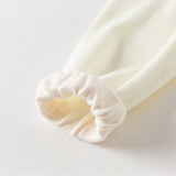 Dave&Bella Toddler Girls/Boys White/Grey Antibacterial Anti-mite Pajamas